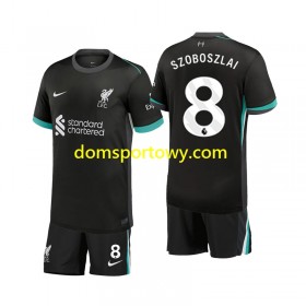 Koszulka Liverpool Szoboszlai 8 Dziecięcy Wyjazdowe Koszulki Piłkarskie 2024-2025 Krótki Rękaw